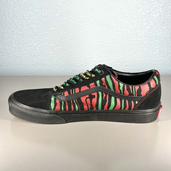 Vans A Tribe Called Quest Low End Theory Black Men’s Size 11 ATCQ Old Skool - Picture 7 of 14